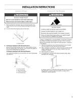 Preview for 5 page of Whirlpool GERC4120SS0 Installation Instructions Manual