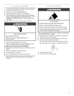 Preview for 7 page of Whirlpool GERC4120SS0 Installation Instructions Manual