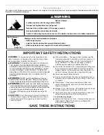 Preview for 3 page of Whirlpool GFG464LVB User Instructions