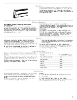 Preview for 9 page of Whirlpool GFG464LVB User Instructions