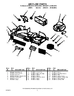 Preview for 5 page of Whirlpool GH5184XPB1 Parts List