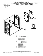 Preview for 1 page of Whirlpool GH5184XPB2 Parts List