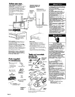 Preview for 2 page of Whirlpool GH9115XEB0 Installation Instructions Manual