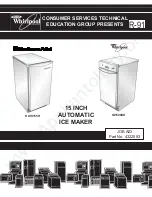 Whirlpool GI1500XH Technical Manual preview