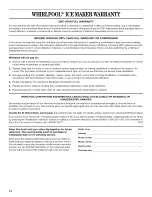 Preview for 14 page of Whirlpool GI1500XHW3 Use & Care Manual