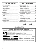 Preview for 2 page of Whirlpool GI1500XHW6 Use & Care Manual