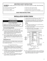 Preview for 3 page of Whirlpool GI15NDXXB2 Use & Care Manual