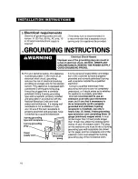 Preview for 10 page of Whirlpool GM8131XEB0 Use And Care Manual