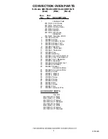 Preview for 2 page of Whirlpool GM8155XJB0 Parts List