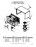 Preview for 4 page of Whirlpool GM8155XJB0 Parts List