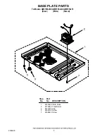 Preview for 5 page of Whirlpool GM8155XJB0 Parts List