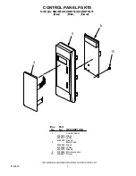 Preview for 7 page of Whirlpool GM8155XJB0 Parts List