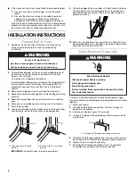 Preview for 4 page of Whirlpool GMC275PRB00 Installation Instructions Manual