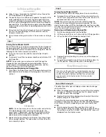 Preview for 7 page of Whirlpool Gold GSC25C6EY User Manual