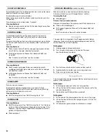 Preview for 16 page of Whirlpool Gold GY397LXU Use And Care Manual
