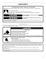 Preview for 3 page of Whirlpool GR478LXP Use And Care Manual