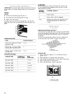 Preview for 14 page of Whirlpool GR478LXP Use And Care Manual