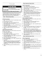 Preview for 19 page of Whirlpool GR478LXP Use And Care Manual