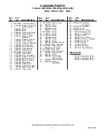 Preview for 4 page of Whirlpool GR673LXSB2 Parts List