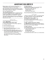 Preview for 21 page of Whirlpool GY395LXGB0 Use And Care Manual