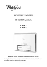 Preview for 21 page of Whirlpool HB21417 Operation Manual