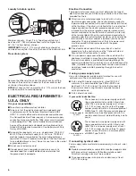 Preview for 6 page of Whirlpool HYBRIDCARE YWHD560CHW0 Installation Instructions Manual