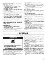 Preview for 13 page of Whirlpool IGS365RS1 Use And Care Manual