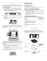 Preview for 9 page of Whirlpool IJP85801 Use & Care Manual