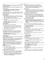 Preview for 15 page of Whirlpool Inglis IES355RQ1 Use & Care Manual