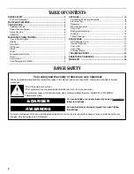 Preview for 2 page of Whirlpool INglis IGS325RQ2 Use And Care Manual