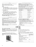 Preview for 8 page of Whirlpool INglis IGS325RQ2 Use And Care Manual