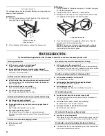 Preview for 14 page of Whirlpool INglis IGS325RQ2 Use And Care Manual