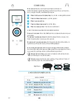 Preview for 22 page of Whirlpool JQ 280 Instructions For Use Manual