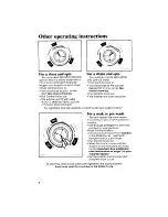 Preview for 8 page of Whirlpool LA5000XM Use And Care Manual