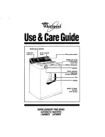 Whirlpool LA5800XT Use & Care Manual preview