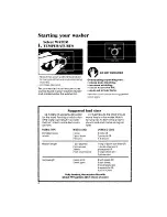 Preview for 4 page of Whirlpool LC4500XM Use & Care Manual