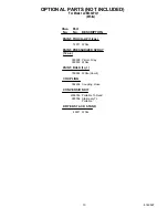 Preview for 10 page of Whirlpool LCE4332PQ1 Parts List