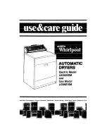 Whirlpool LE5920XM Use & Care Manual preview