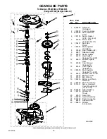 Preview for 15 page of Whirlpool LTE5243DQ0 Parts List