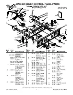 Whirlpool LTG5243DQ7 Control Panel Parts preview