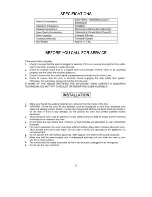 Preview for 6 page of Whirlpool MAGICOOK 20 L Deluxe-B Owner'S Manual