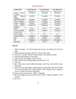 Preview for 73 page of Whirlpool MAGICOOK 20 L Deluxe-B Owner'S Manual