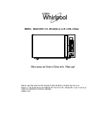 Preview for 1 page of Whirlpool MAGICOOK 20 L Elite-B Owner'S Manual