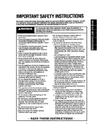 Preview for 3 page of Whirlpool MB7120XY Use & Care Manual