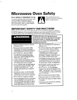 Preview for 4 page of Whirlpool MC8131XE Use And Care Manual