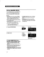 Preview for 30 page of Whirlpool MC8131XE Use And Care Manual