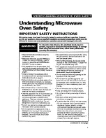 Preview for 3 page of Whirlpool MG207OXAB Use And Care Manual