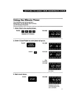 Preview for 17 page of Whirlpool MG207OXAB Use And Care Manual