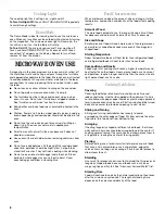 Preview for 8 page of Whirlpool MH1150XM Use And Care Manual