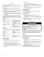 Preview for 12 page of Whirlpool MH1150XM Use And Care Manual